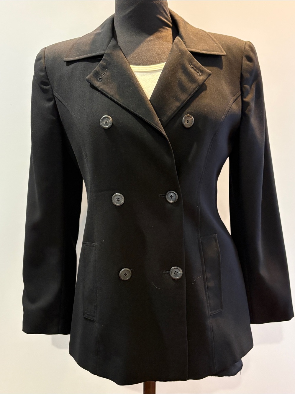 Ralph Lauren Black Double-Breasted Women's Blazer
